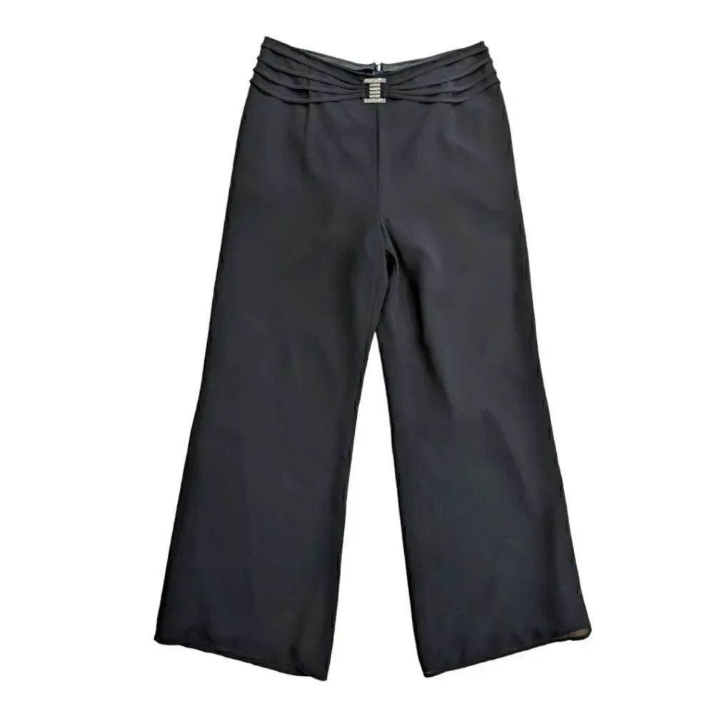 Joseph Ribkoff Women's Black Wide Leg Pants Size 12